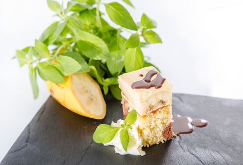 Bananenschnitte