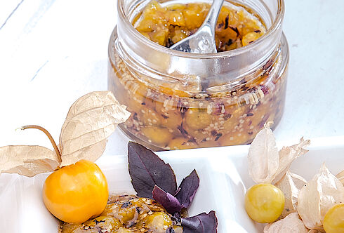 Ananas-Kirsch-Marmelade