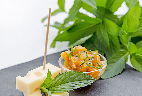 Kürbis-Minz-Chutney